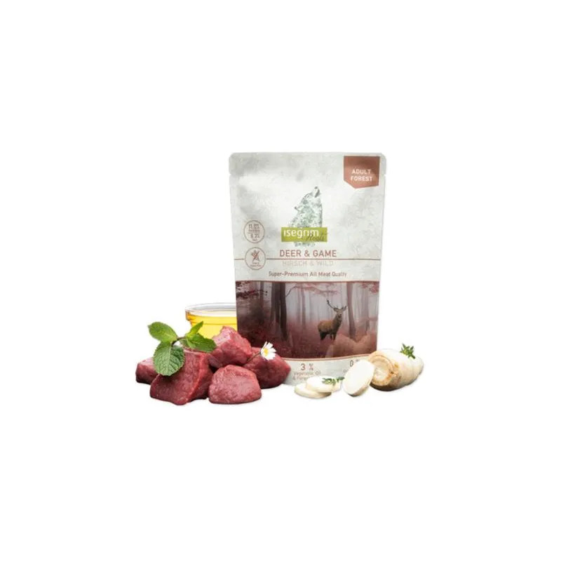 ISEGRIM dog Adult Isegrim Roots, Deer & Game bal. 7 x 410 g kapsičky