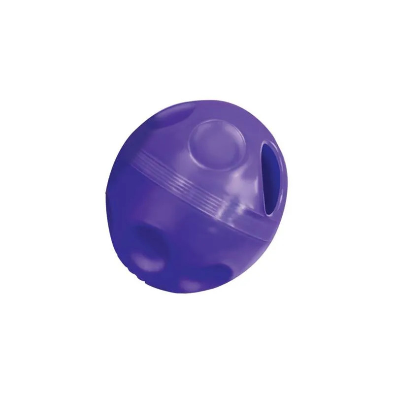 Hračka Kong Cat Lopta na dávkovanie pamlskov fialová, plast