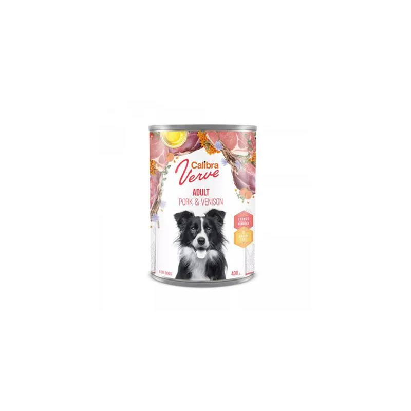 Calibra KONZERVA dog Adult Verve Pork & Venison 6 x 400g Calibra KONZERVA dog Adult Verve Pork & Venison 6 x 400g