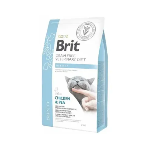 Brit Veterinary Diets GF cat Obesity 2 kg