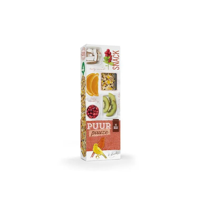 PUUR pauze Sticks canary cranberrry & kiwi - lahodné tyčinky s ovocím 60 g
