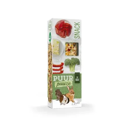 PUUR pauze Sticks bell pepper & broccoli - lahodné tyčinky pre králiky a hlodavce 110 g