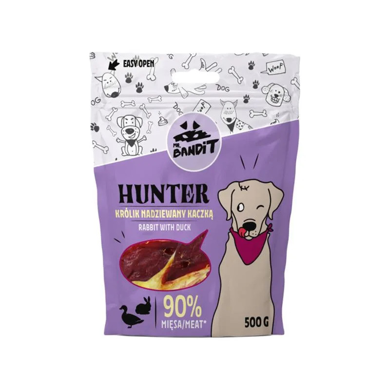 Pamlsok Mr. Bandit hunter rabbit with duck 500g