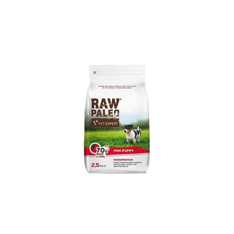VetExpert Raw Paleo puppy mini beef 2,5 kg