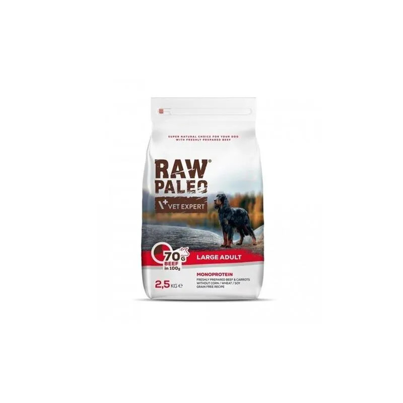 VetExpert Raw Paleo adult large beef 2,5 kg VetExpert Raw Paleo adult large beef 2,5 kg