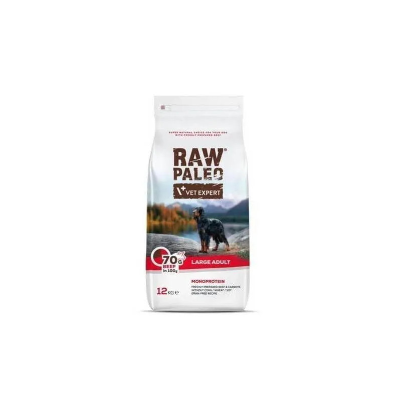 VetExpert Raw Paleo adult large beef 12 kg VetExpert Raw Paleo adult large beef 12 kg