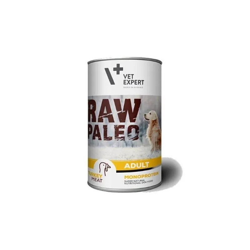 VetExpert Raw Paleo adult turkey konzerva 800 g
