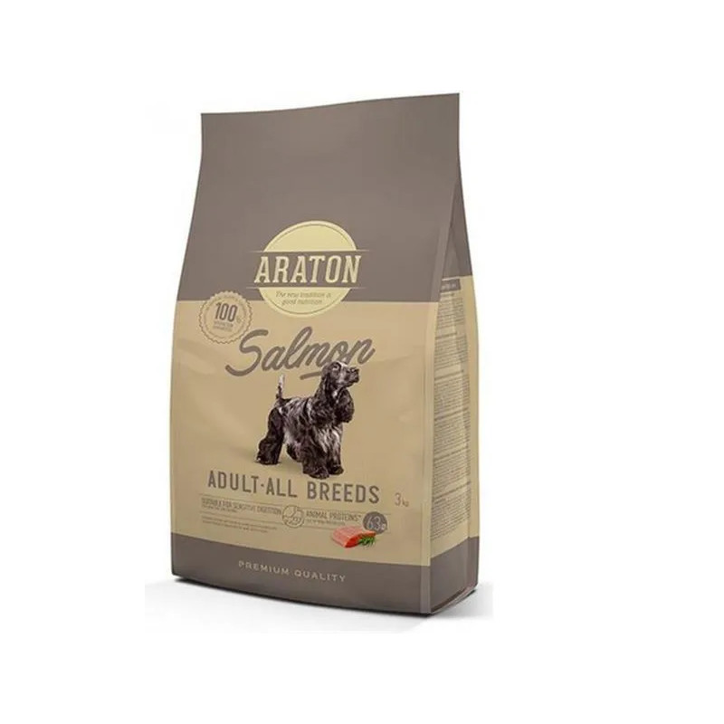 ARATON dog adult salmon NEW 3 kg