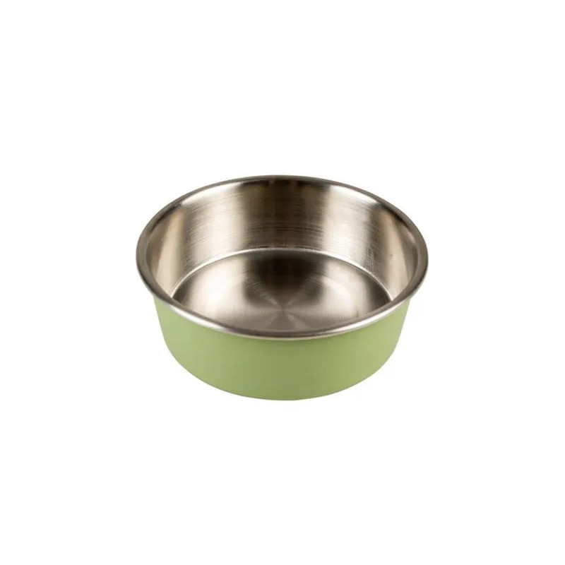 Miska DUVO+ Inox nerezová matná zelená 450ml - priemer 12,8cm