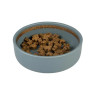 Miska DUVO+ glazovaná keramická, kamenná modrá 350ml - 12,7x12,7x4,5cm