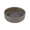 Miska DUVO+ glazovaná keramická, kamenná sivá 350ml - 12,7x12,7x4,5cm