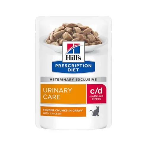 HILLS Diet Feline c/d Urinary Stress Chicken NEW KAPSIČKA 12x85 g