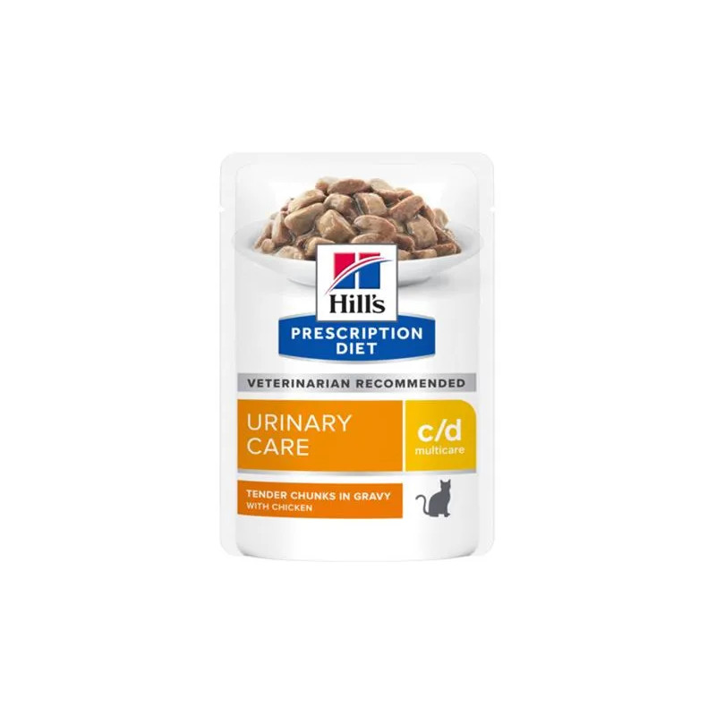 HILLS Diet Feline c/d Multicare KAPSIČKA chicken NEW 12x85 g HILLS Diet Feline c/d Multicare KAPSIČKA chicken NEW 12x85 g