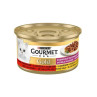 Nestlé GOURMET GOLD cat hovädzie&kura kúsky šťava konz.12x85 g