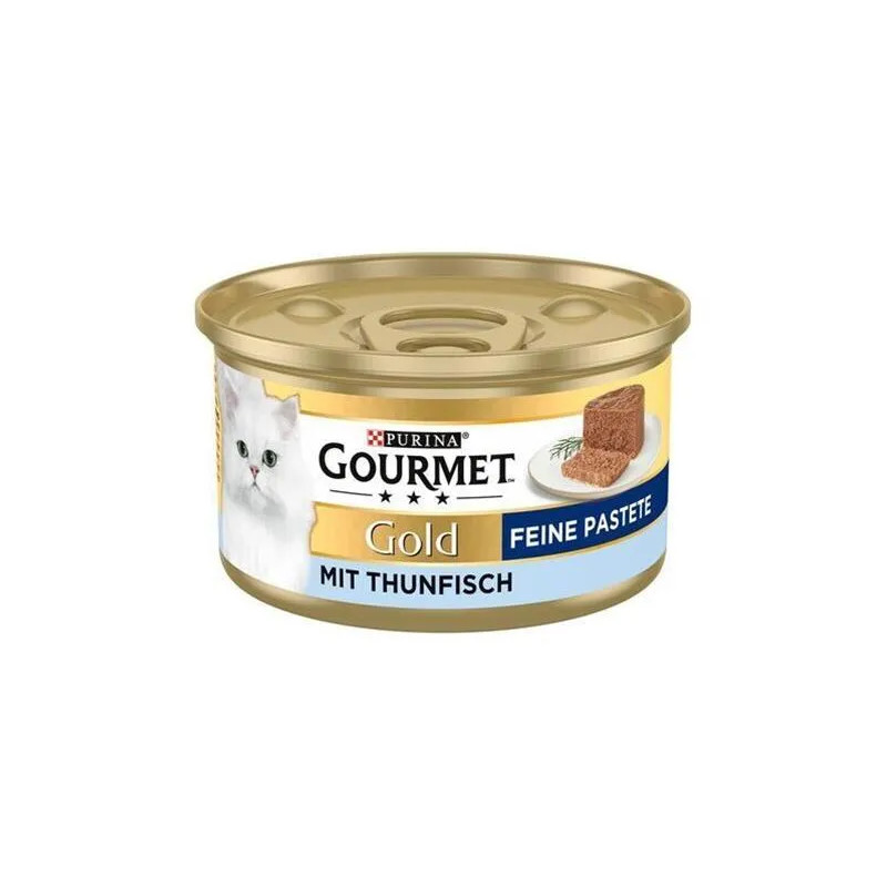 Nestlé GOURMET GOLD cat tuniak paštéta konz.12x85 g