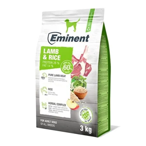 Eminent Dog Lamb & Rice NEW 3 kg