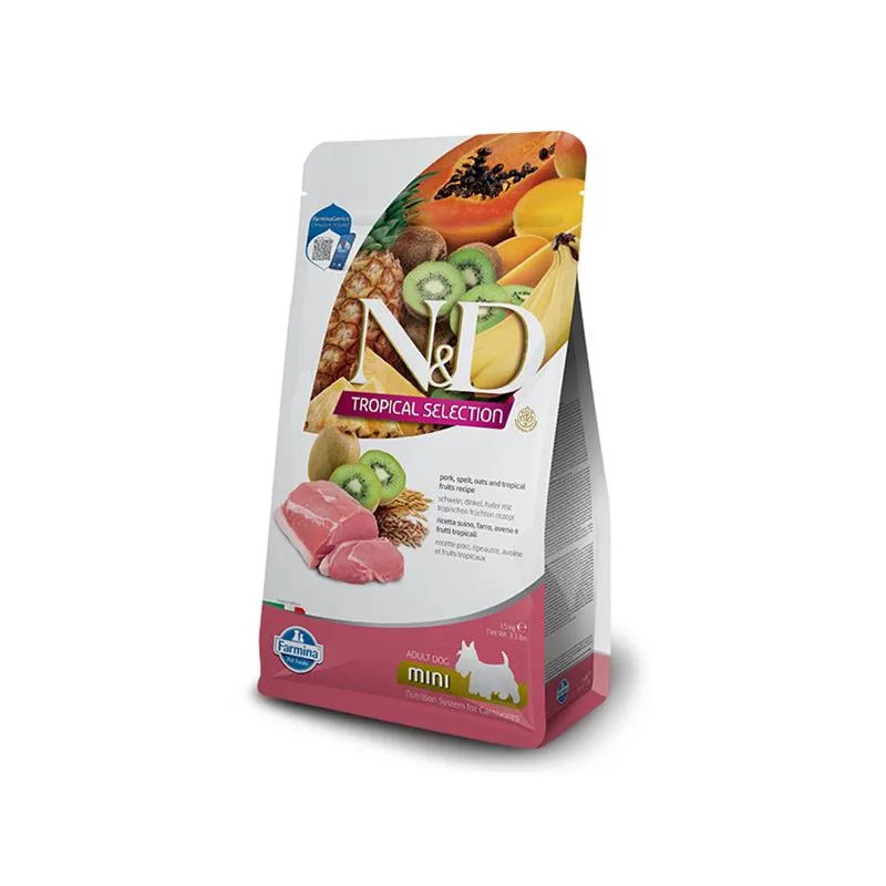 Farmina N&D dog TROPICAL SELECTION (AG) adult mini, pork 5 kg