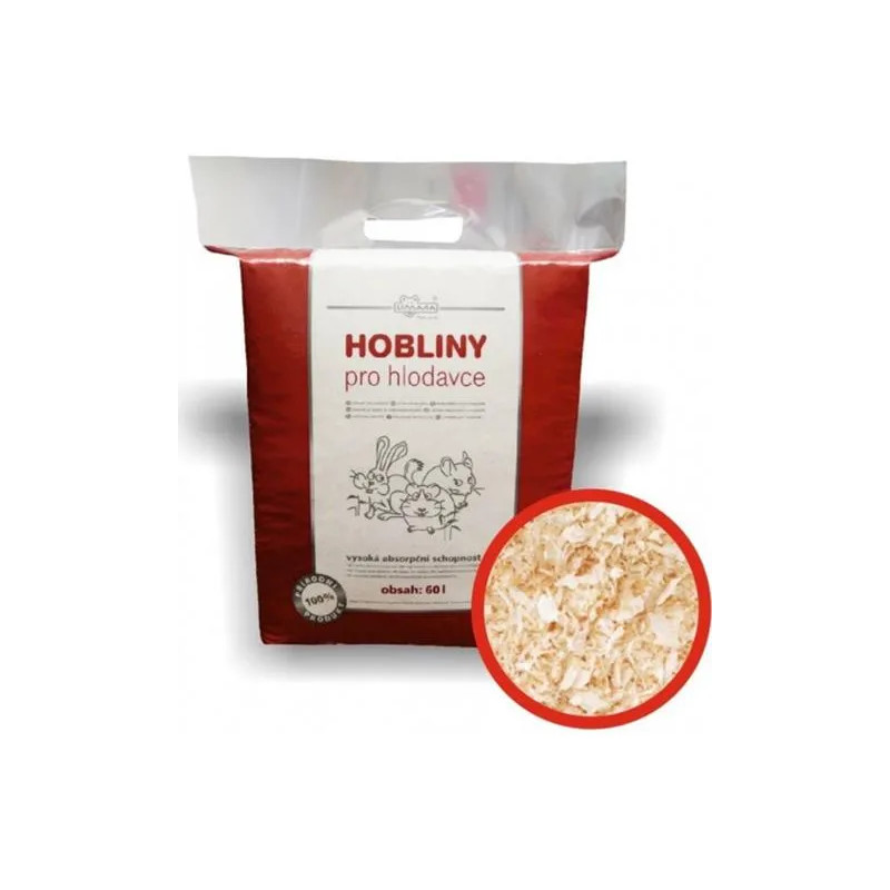Podstielka LIMARA pre hlodavce, hobliny classic 60 l (2,76 kg)