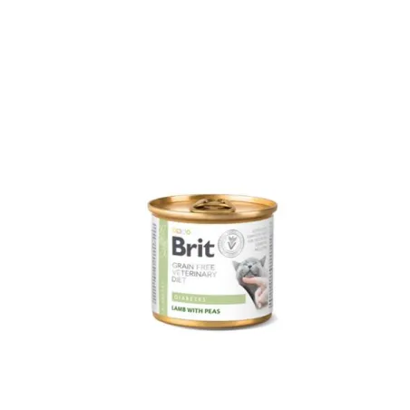 Brit Veterinary Diets GF cat Cans Diabetes 200 g konzerva