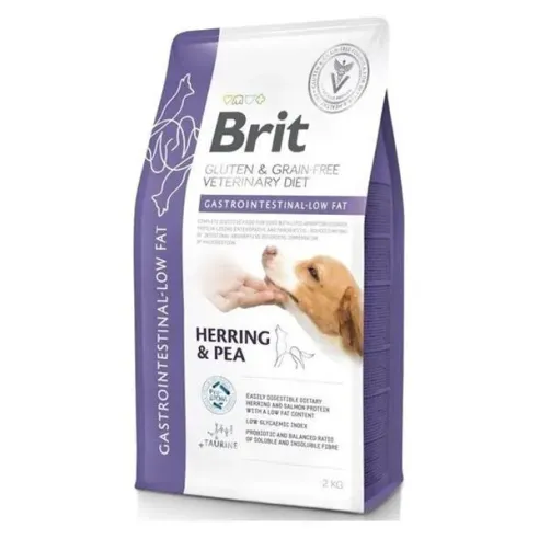 Brit Veterinary Diets GF dog Gastrointestinal-Low fat 2 kg