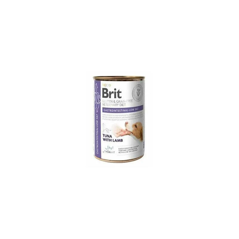 Brit Veterinary Diets GF dog Cans Gluten & Grain free Gastrointestinal-low fat 400 g