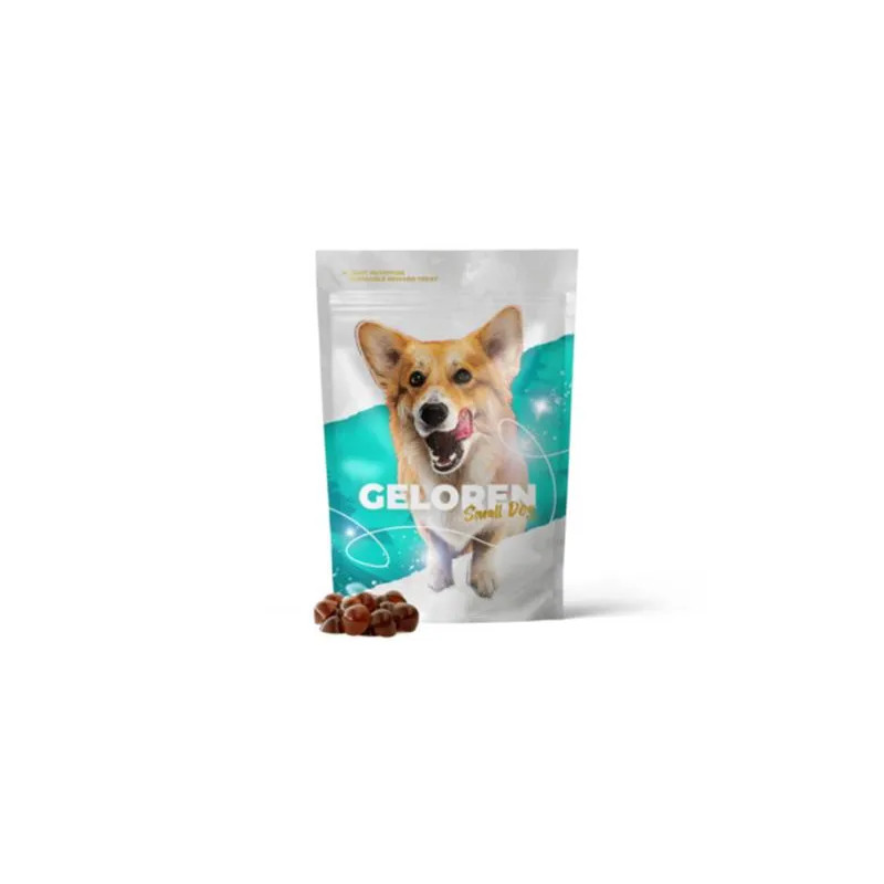 Geloren DOG S–M žuvacie želatínové tablety, 180 g (60ks)