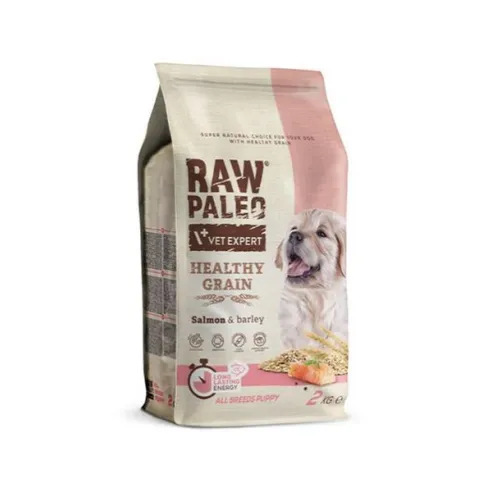 VetExpert Raw Paleo puppy Healthy Grain Salmon & Barley 2 kg