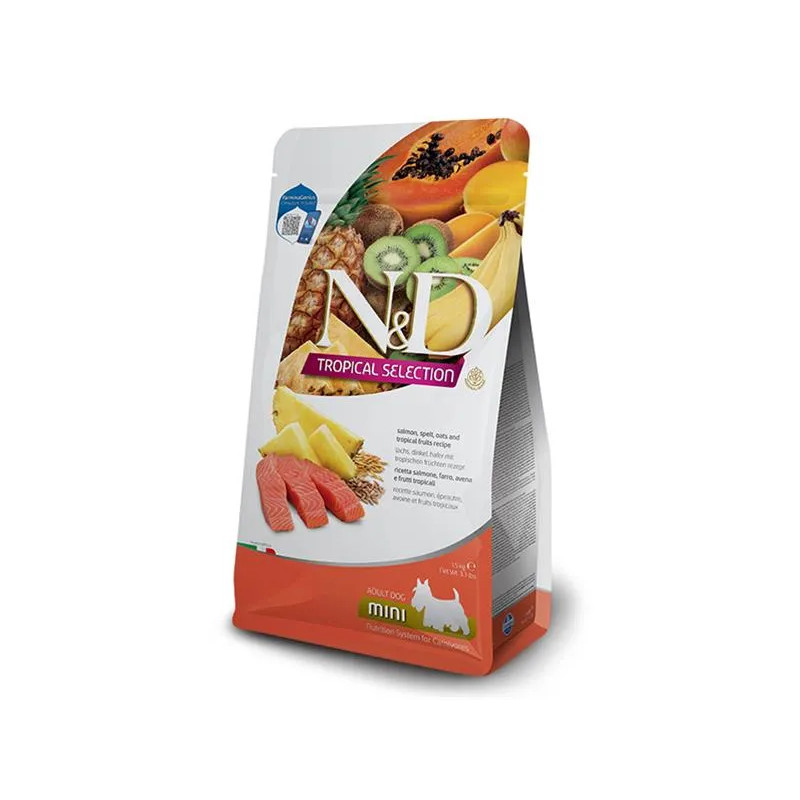 Farmina N&D dog TROPICAL SELECTION (AG) adult mini, salmon 1,5 kg Farmina N&D dog TROPICAL SELECTION (AG) adult mini, salmon 1,5 kg