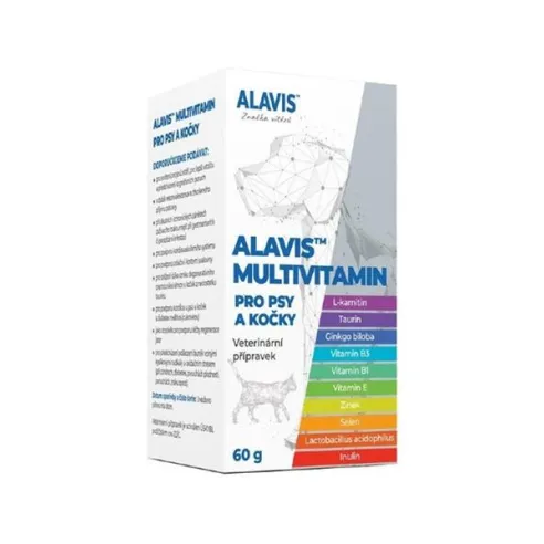 ALAVIS Multivitamín pre psy a mačky 60 g