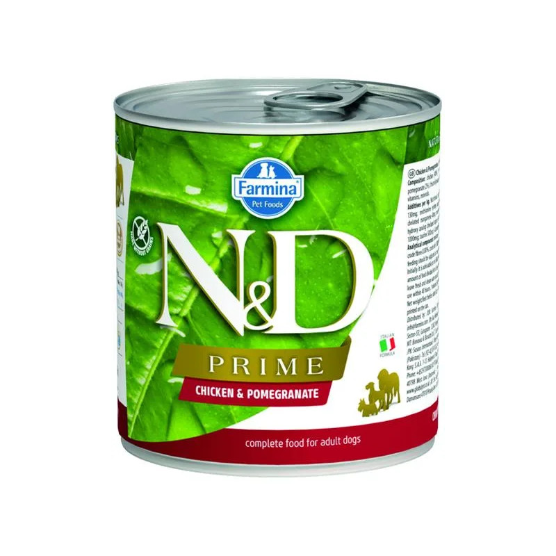 Farmina N&D dog PRIME chicken & pomegranate konzerva 285 g Farmina N&D dog PRIME chicken & pomegranate konzerva 285 g