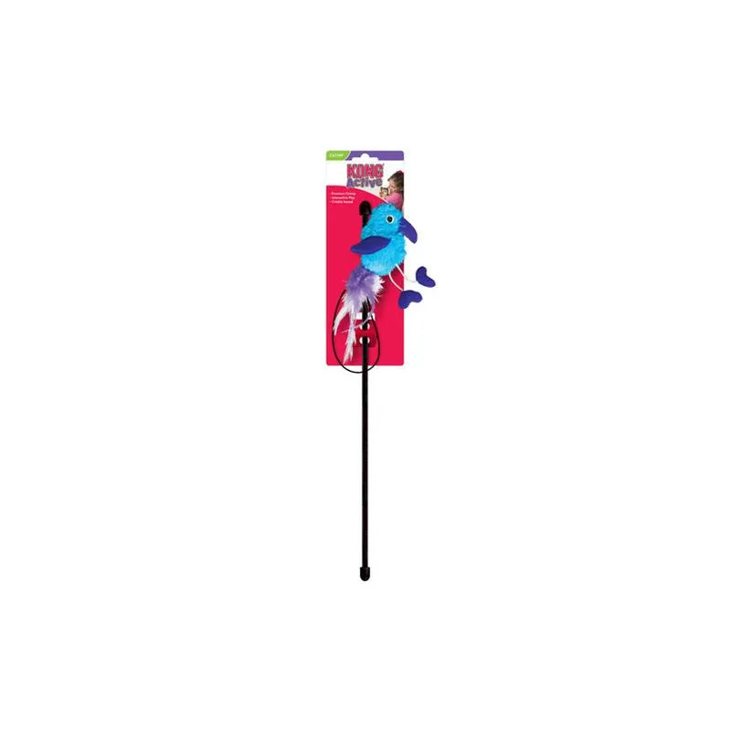Hračka Kong Cat Teaser Feather Assorted Ukazovadlo s hračkou, polypropylene
