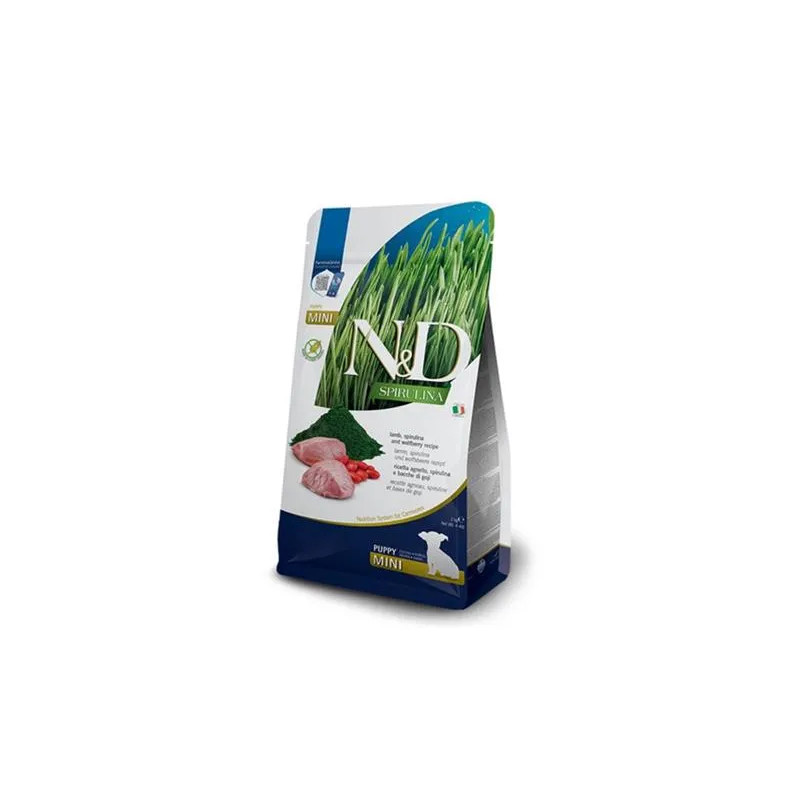 Farmina N&D dog SPIRULINA (GF) puppy mini, lamb 2 kg
