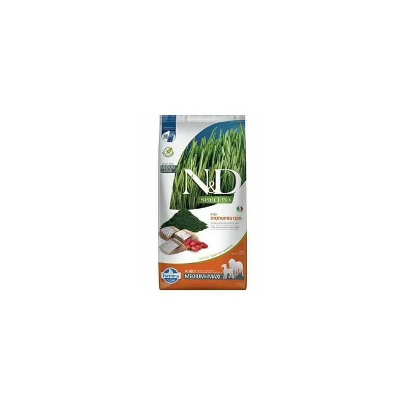 Farmina N&D dog SPIRULINA (GF) adult medium & maxi herring 7 kg