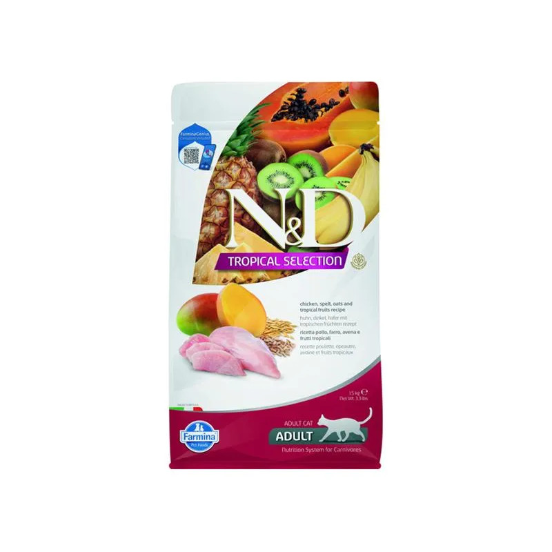 Farmina N&D cat TROPICAL SELECTION (AG) adult, chicken 1,5 kg