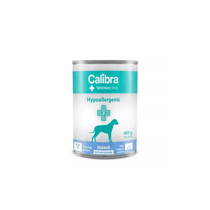 Calibra VD Dog Hypoallergenic Insect&Salmon konzerva 6 x 400 g