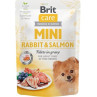 Brit Care dog Kapsička MINI Rabbit & Salmon fillets in gravy 24 x 85 g