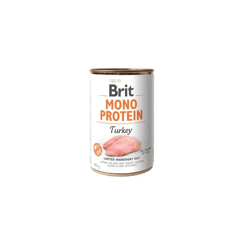 Brit Mono Protein Turkey 6 x 400 g konzerva