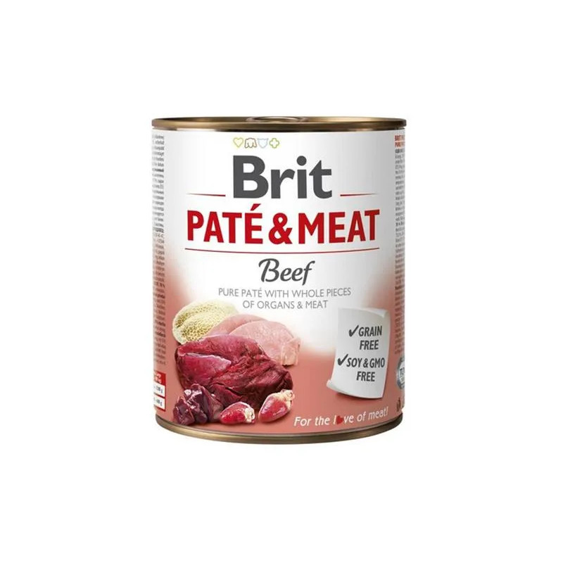Brit Paté & Meat Beef 6 x 800 g konzerva