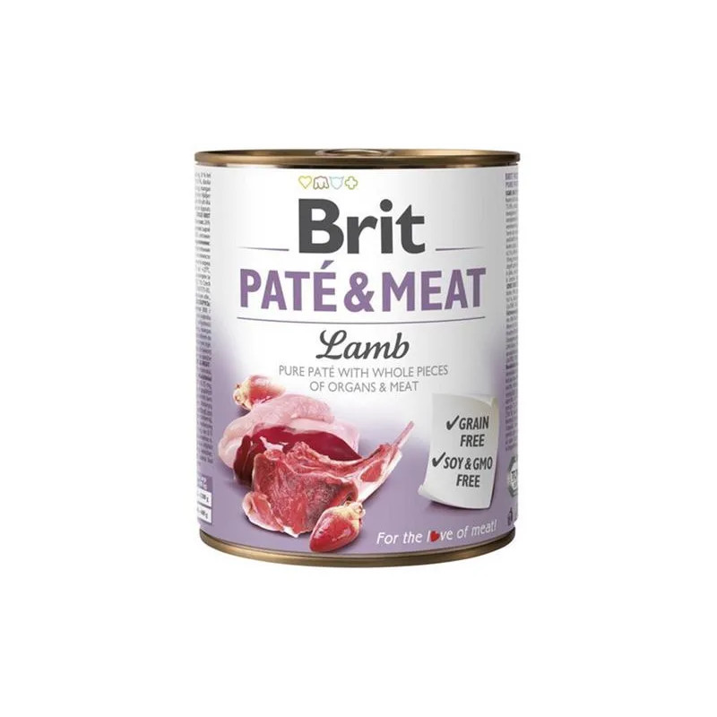 Brit Paté & Meat Lamb 6 x 800 g konzerva