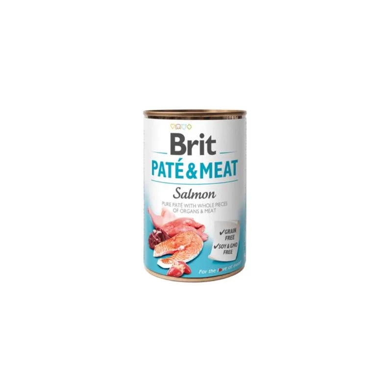 Brit Paté & Meat Salmon 6 x 800 g konzerva