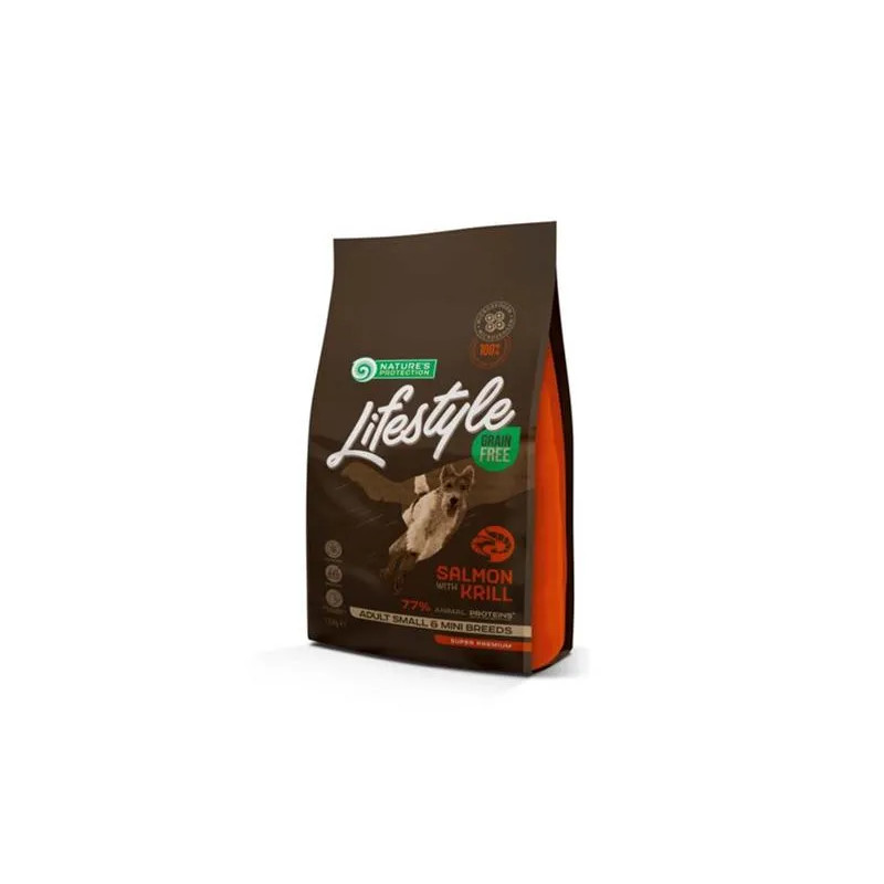 Natures P Lifestyle dog adult small & mini breed salmon & krill 1,5 kg Natures P Lifestyle dog adult small & mini breed salmon & krill 1,5 kg