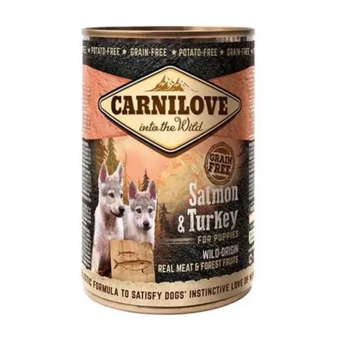 Carnilove dog WM Pupies Salmon & Turkey 6 x 400 g konzerva