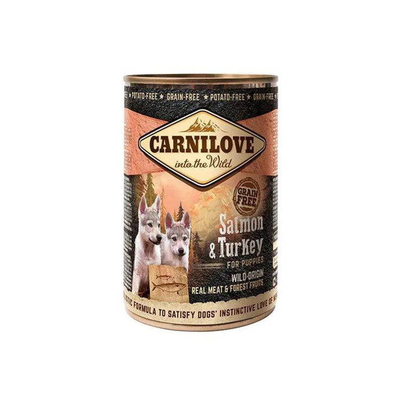 Carnilove dog WM Pupies Salmon & Turkey 6 x 400 g konzerva