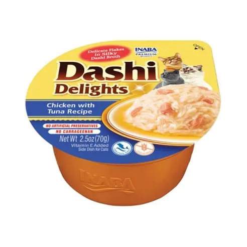 Inaba Dashi Delights cat Kura s tuniakom 6 x 70 g vanička