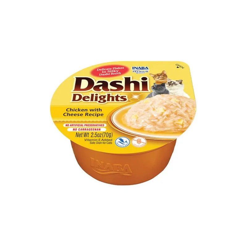 Inaba Dashi Delights cat Kura so syrom 6 x 70 g vanička