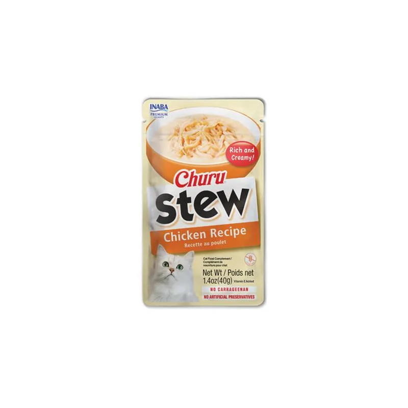 Inaba CIAO Stew Cat Kapsička Kura 12 x 40 g