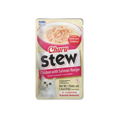 Inaba CIAO Stew Cat Kapsička Kura s lososom 12 x 40 g