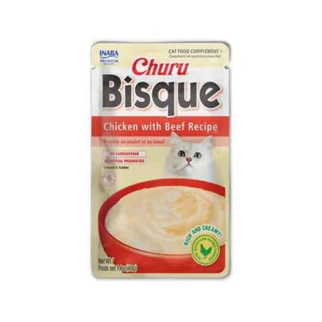 Inaba CIAO Bisque Cat Kapsička Kura s hovädzím mäsom 12 x 40 g