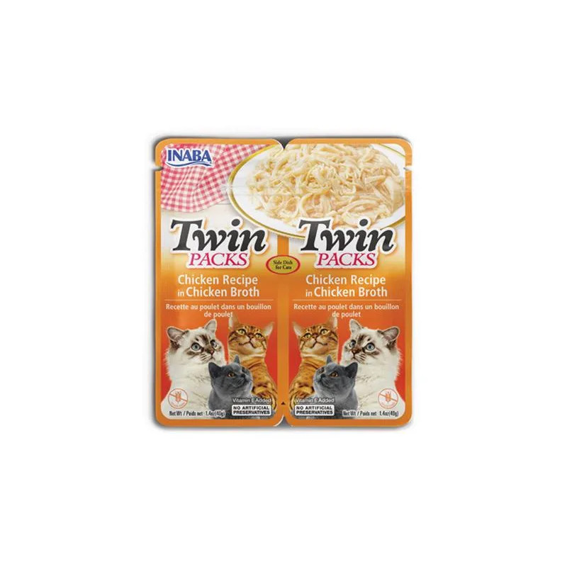 Inaba Twin Packs Cat Kapsička Kura 12 x 80 g Inaba Twin Packs Cat Kapsička Kura 12 x 80 g