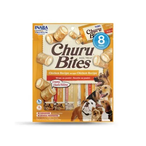 Pamlsok Inaba Churu Bites dog Kura 8 túb 96 g